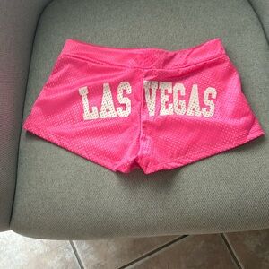 Hot pants shorts, hot pink